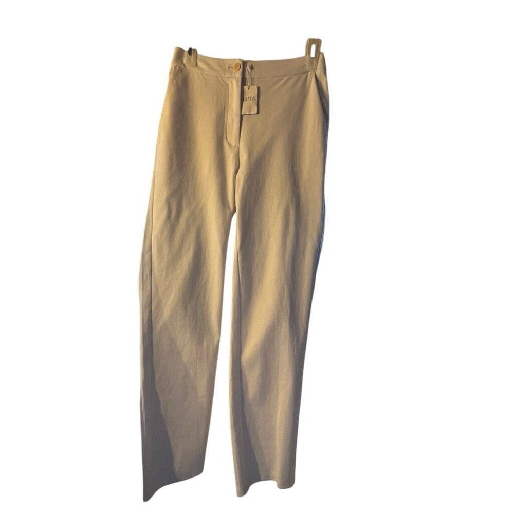 Eileen Fisher Women's XS White organic cotton Blend Pants